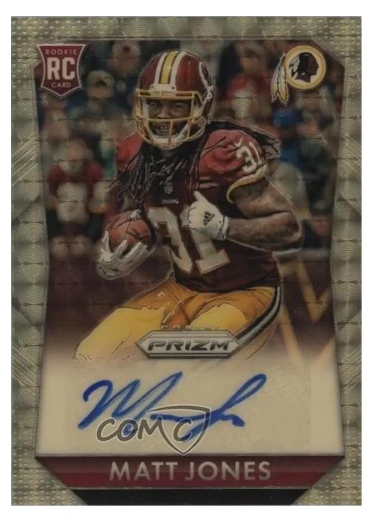 2015 Panini Prizm Rookie Signatures Matt Jones #RS-MJ card