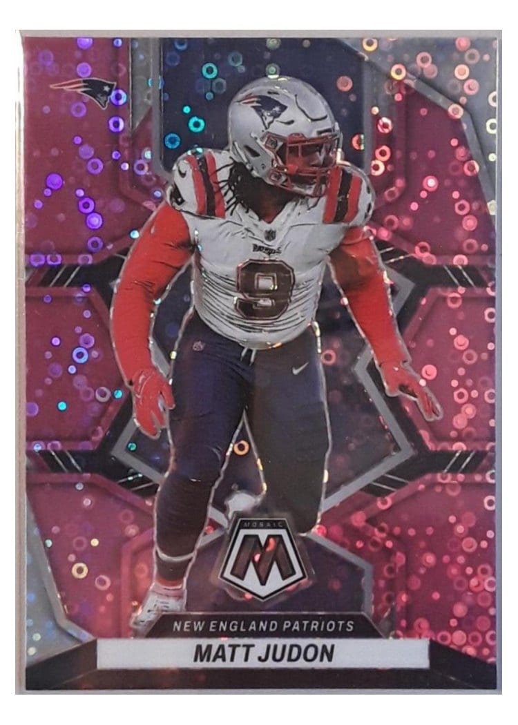 2022 Panini Mosaic Base Set Matt Judon No Huddle Pink #137 card