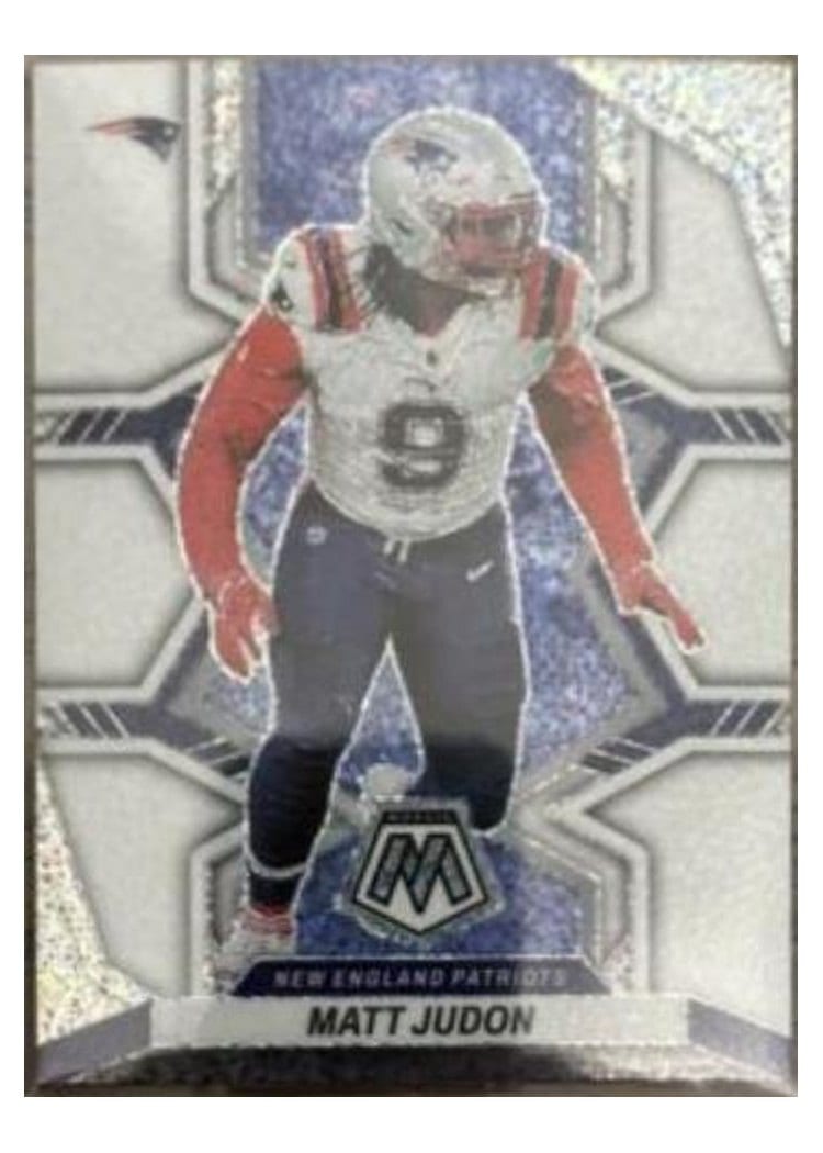 2022 Panini Mosaic Base Set Matt Judon White Sparkle #137 card