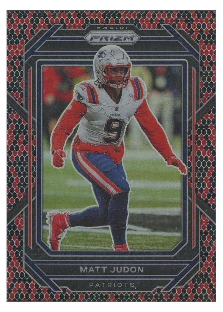 2022 Panini Prizm Base Set Matt Judon #203 card