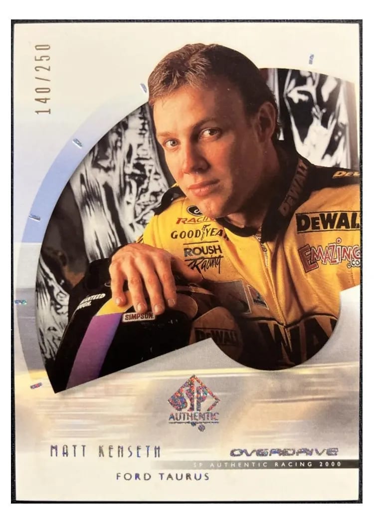 2000 SP Authentic Matt Kenseth #21 card