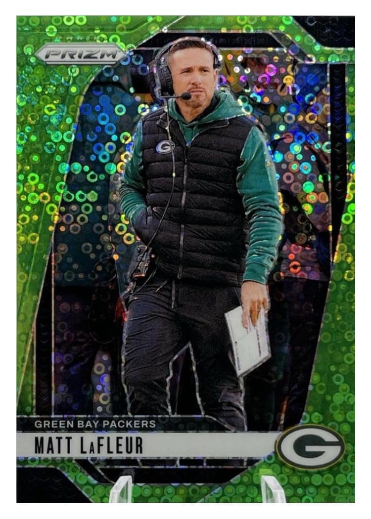 2024 Panini Prizm Base Set Matt LaFleur #108 card
