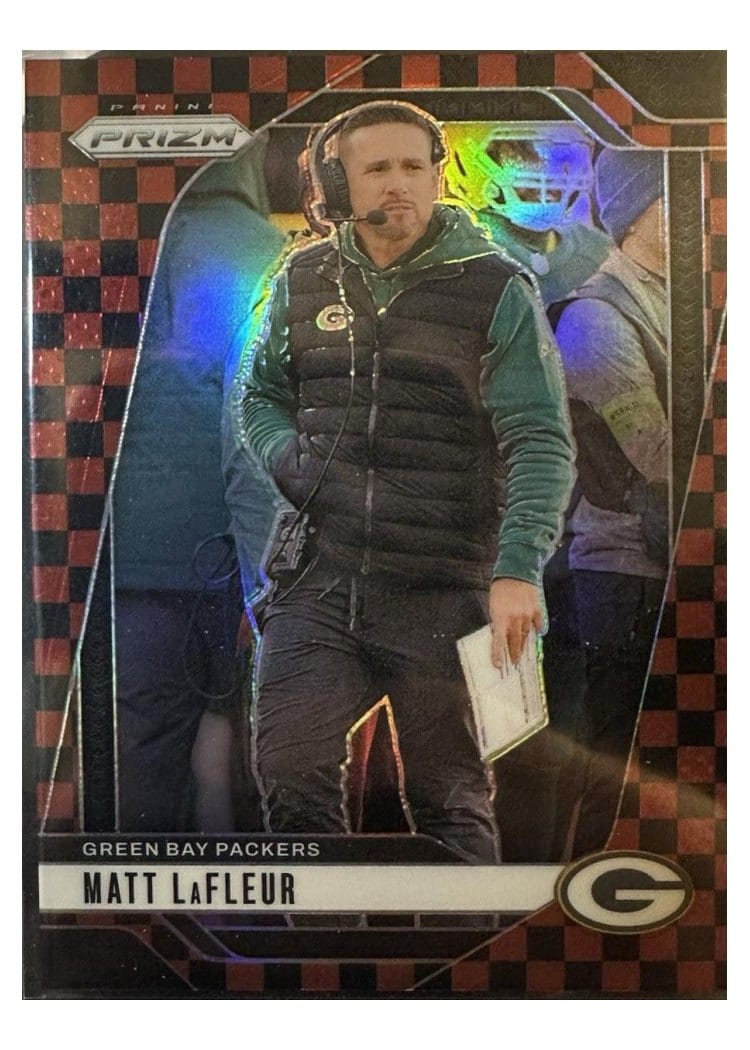 2024 Panini Prizm Base Set Matt LaFleur #108 card