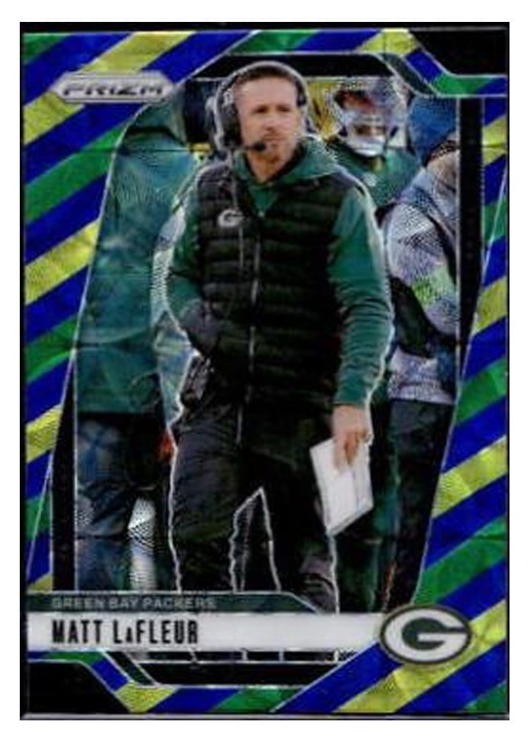 2024 Panini Prizm Base Set Matt LaFleur #108 card