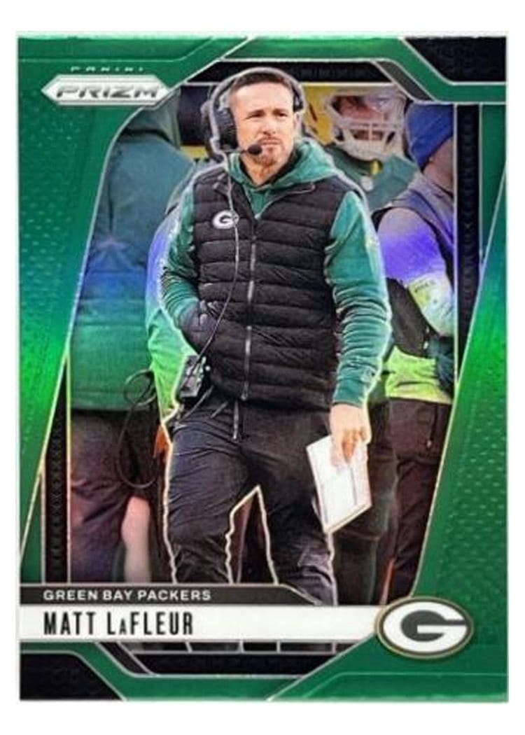 2024 Panini Prizm Base Set Matt LaFleur #108 card