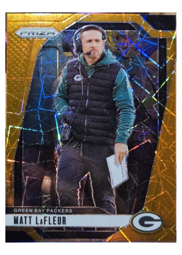 2024 Panini Prizm Base Set Matt LaFleur #108 card