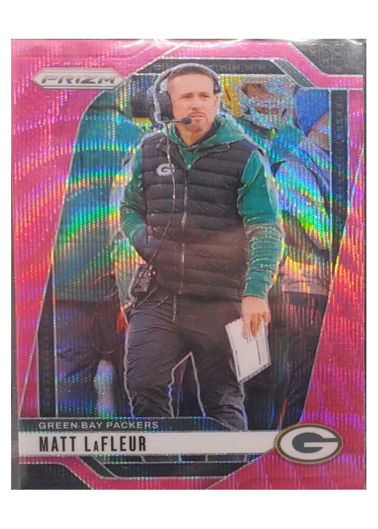 2024 Panini Prizm Base Set Matt LaFleur #108 card