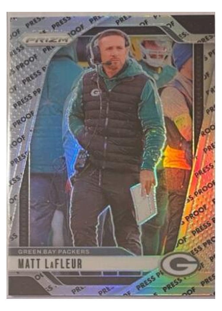 2024 Panini Prizm Base Set Matt LaFleur #108 card