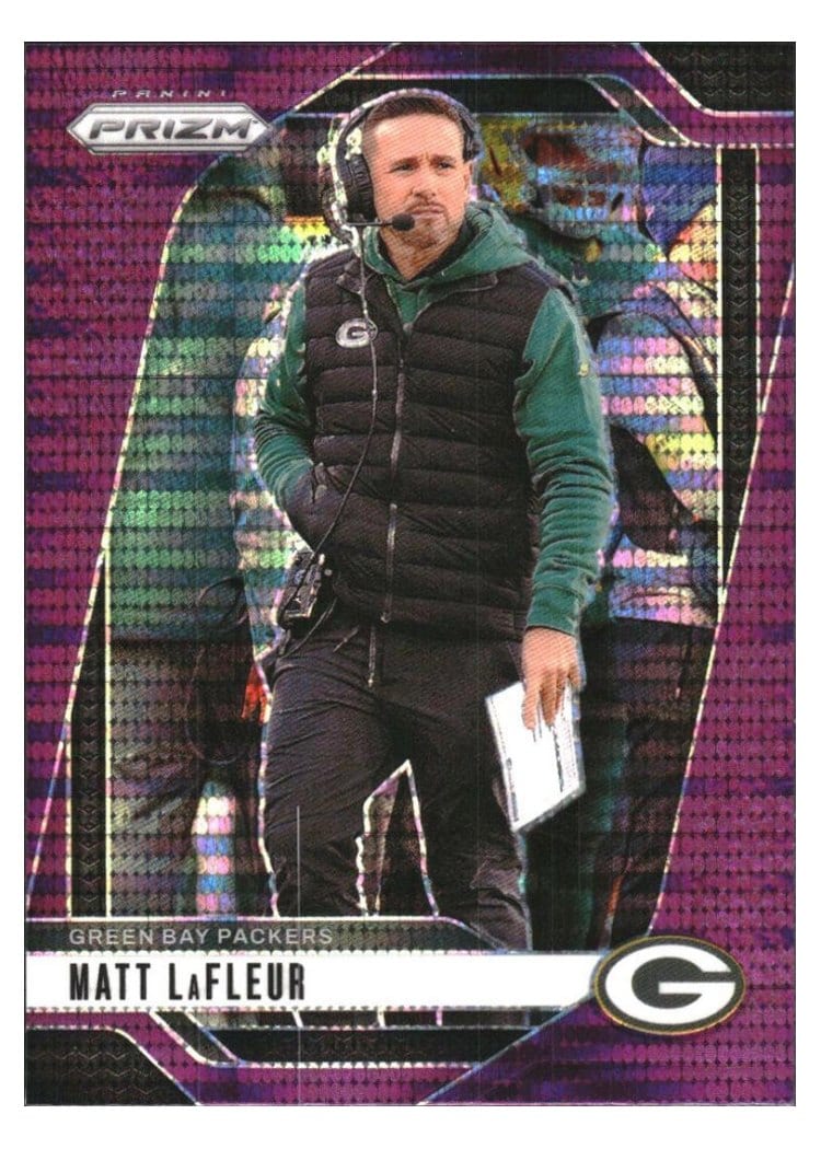 2024 Panini Prizm Base Set Matt LaFleur #108 card