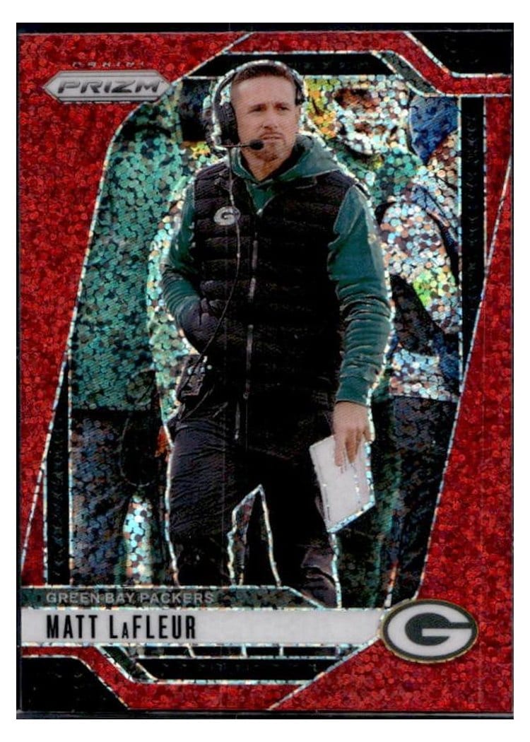 2024 Panini Prizm Base Set Matt LaFleur #108 card