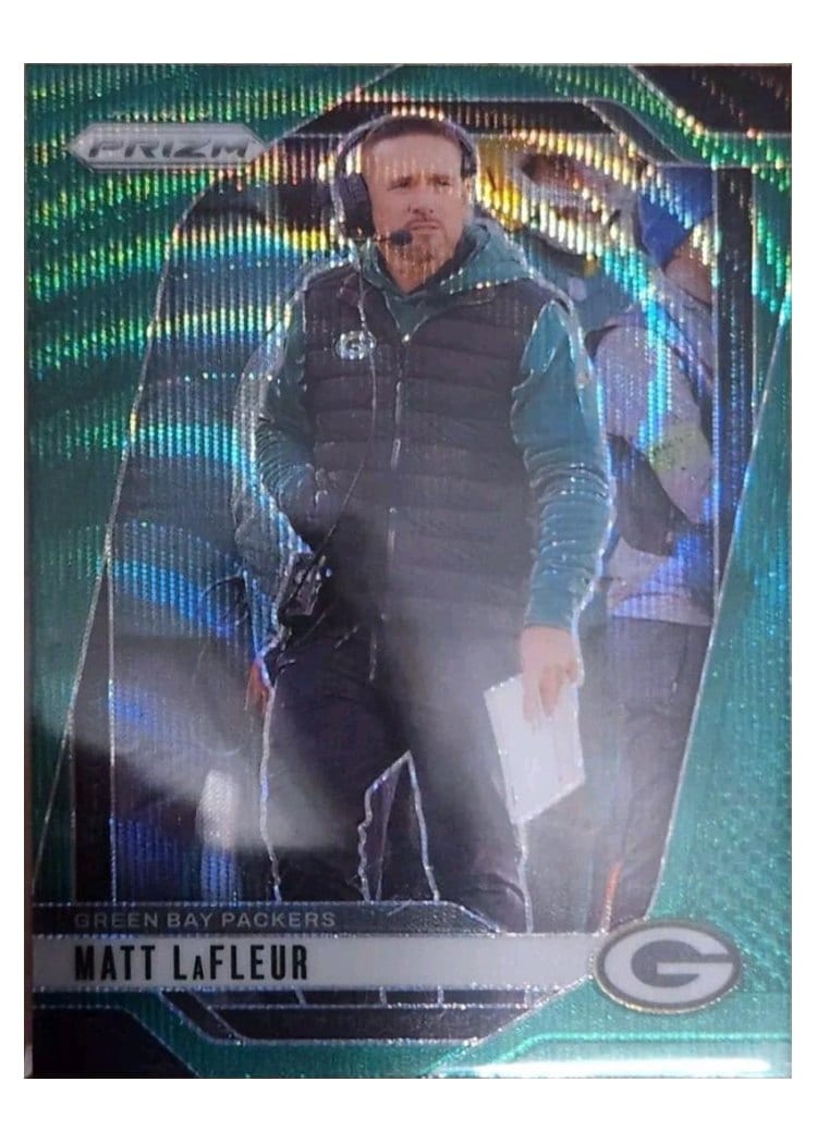 2024 Panini Prizm Base Set Matt LaFleur #108 card
