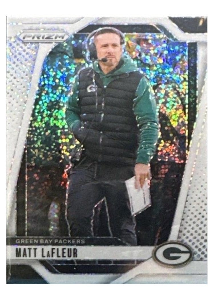 2024 Panini Prizm Base Set Matt LaFleur #108 card