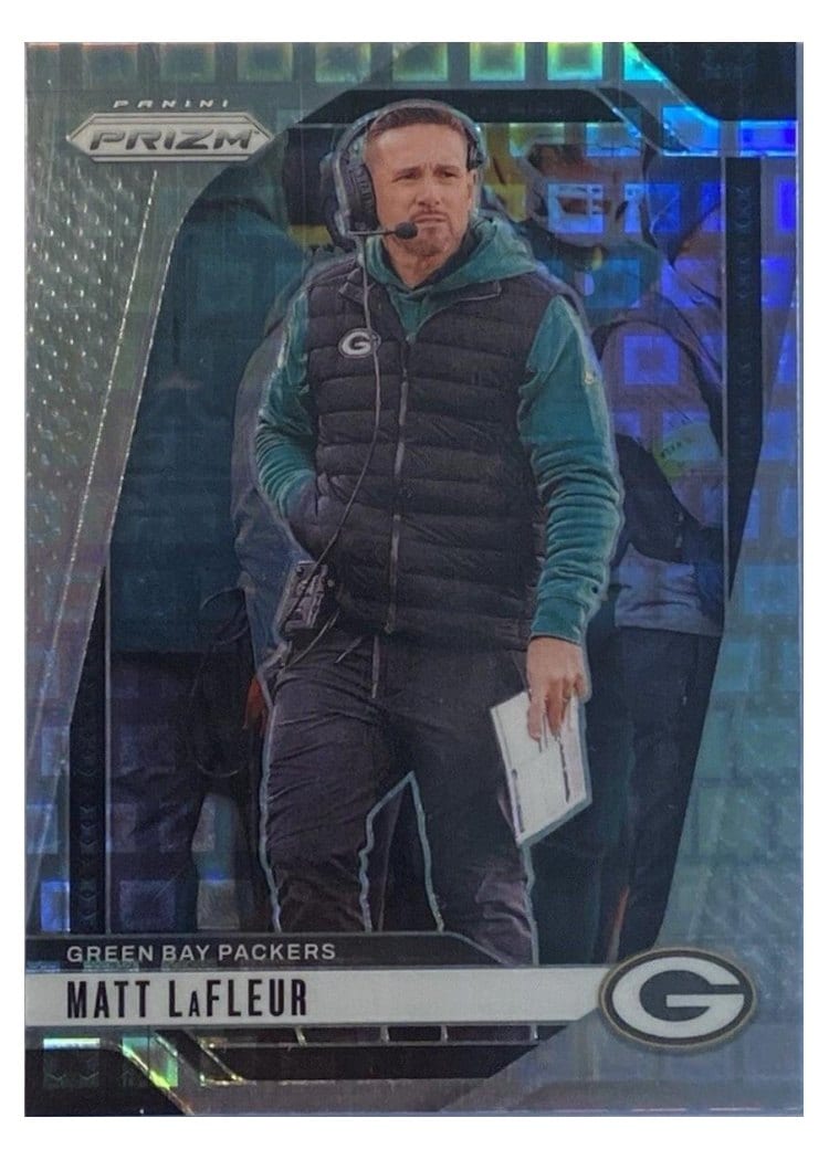 2024 Panini Prizm Base Set Matt LaFleur #108 card
