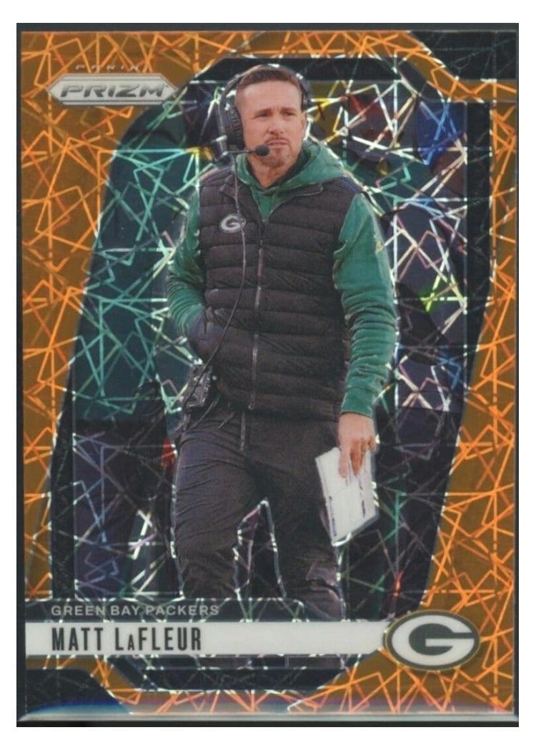 2024 Panini Prizm Base Set Matt LaFleur #108 card