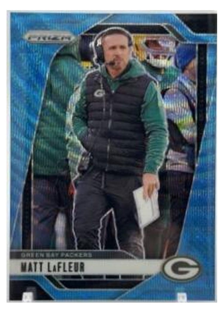 2024 Panini Prizm Base Set Matt LaFleur #108 card