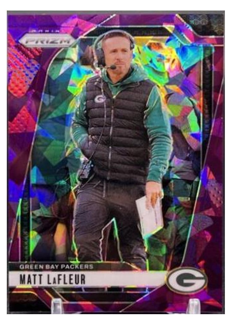 2024 Panini Prizm Base Set Matt LaFleur #108 card