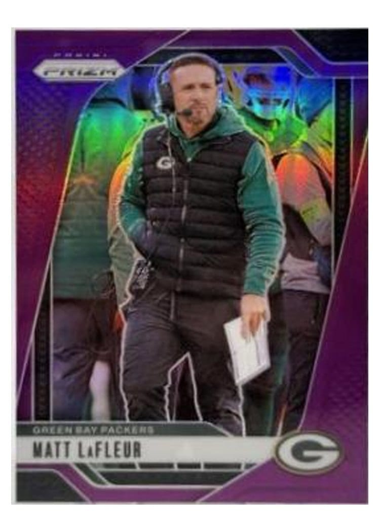 2024 Panini Prizm Base Set Matt LaFleur #108 card