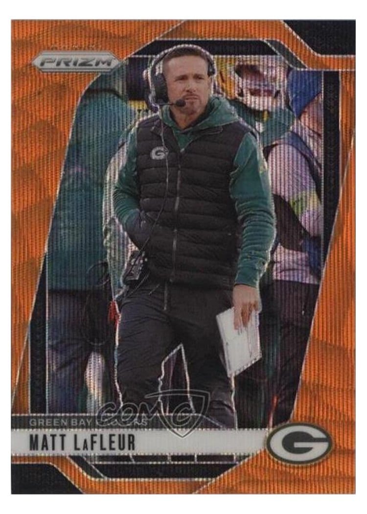 2024 Panini Prizm Base Set Matt LaFleur #108 card