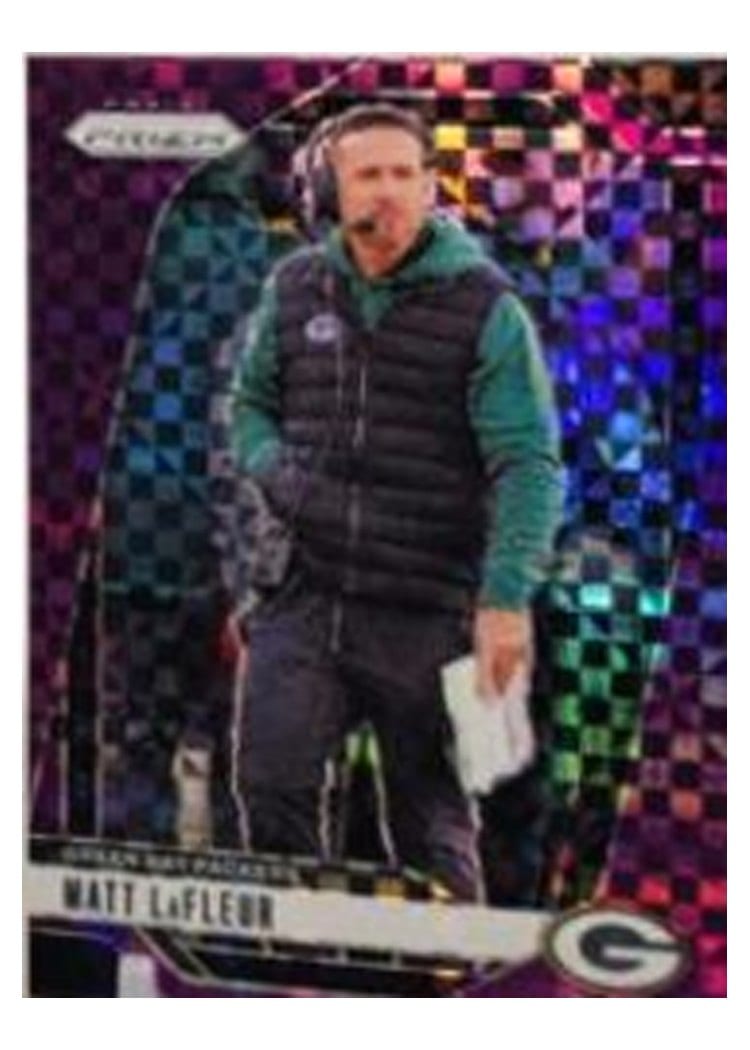 2024 Panini Prizm Base Set Matt LaFleur #108 card
