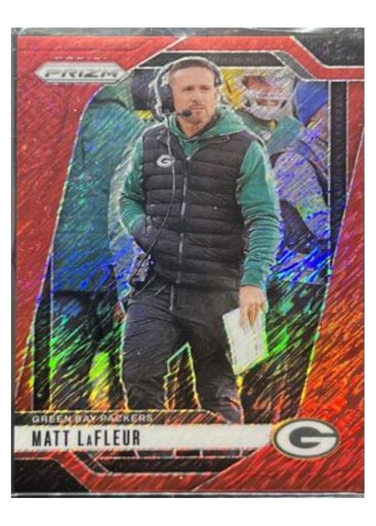 2024 Panini Prizm Base Set Matt LaFleur #108 card