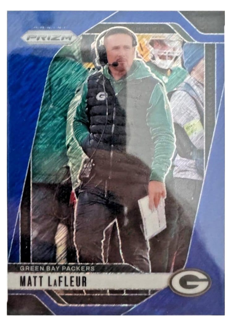2024 Panini Prizm Base Set Matt LaFleur #108 card