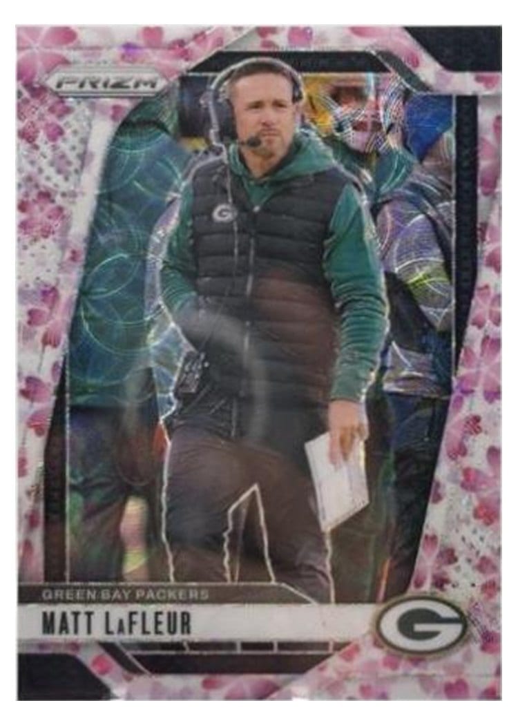 2024 Panini Prizm Base Set Matt LaFleur #108 card