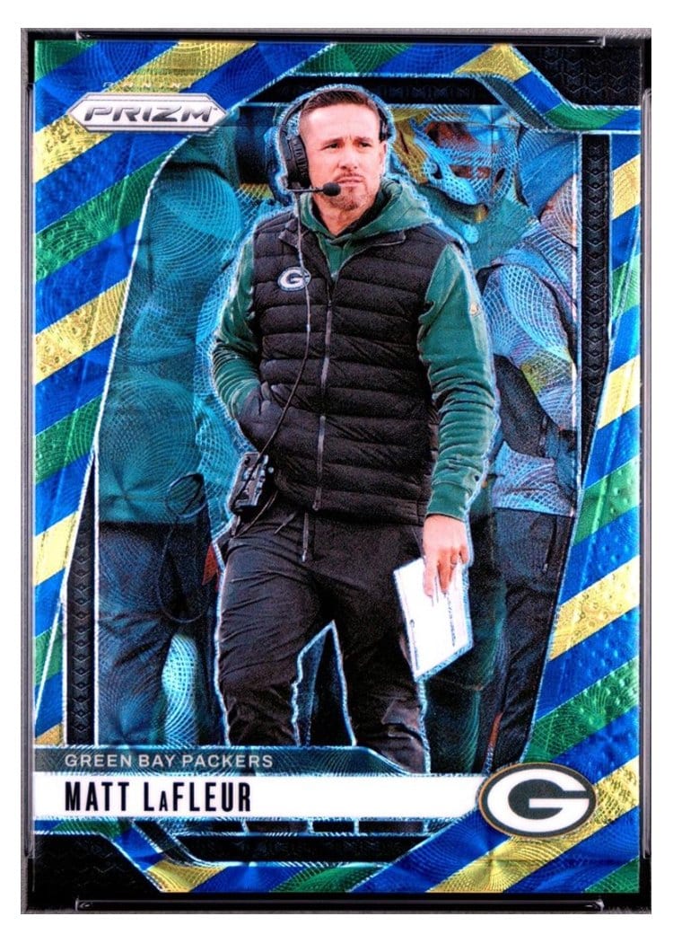 2024 Panini Prizm Base Set Matt LaFleur #108 card