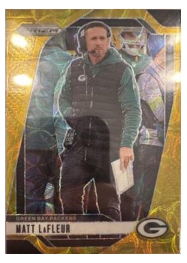 2024 Panini Prizm Base Set Matt LaFleur #108 card