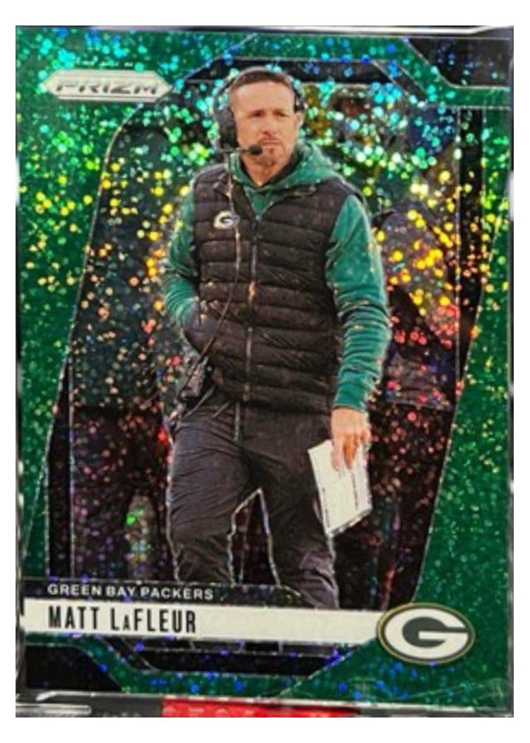 2024 Panini Prizm Base Set Matt LaFleur #108 card