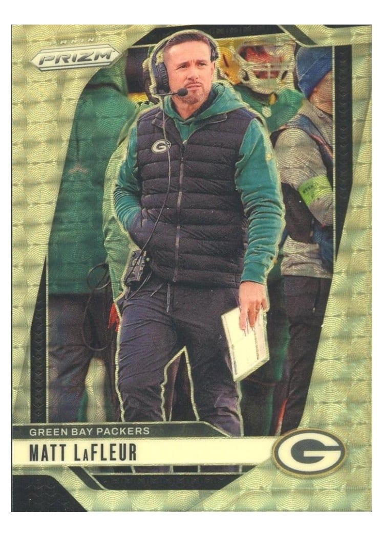 2024 Panini Prizm Base Set Matt LaFleur #108 card