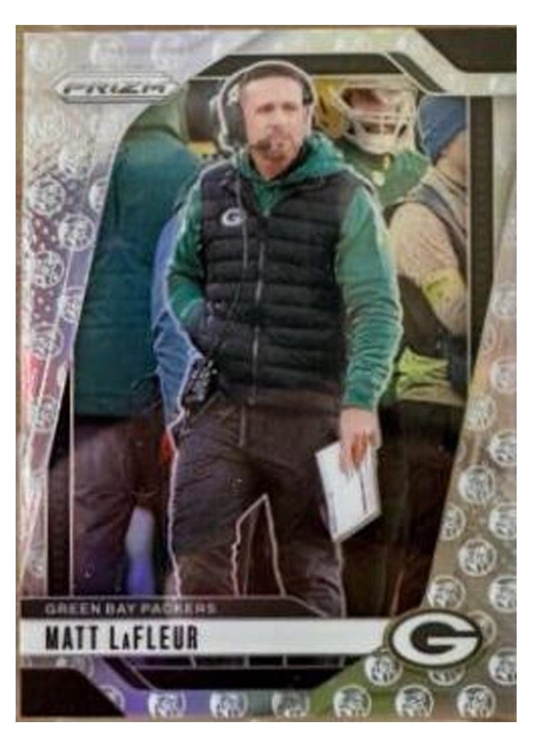 2024 Panini Prizm Base Set Matt LaFleur #108 card