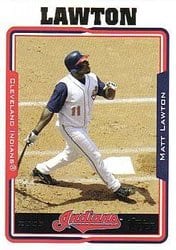 2005 Topps Base Set Matt Lawton #158 card