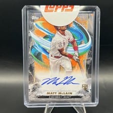 2023 Topps Inception Rookies and Emerging Stars Autographs Matt McLain #BRES-MM