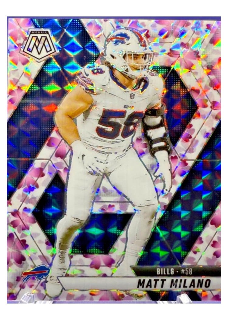 2025 Panini Mosaic Base Set Matt Milano Choice Cherry Blossom #241 card
