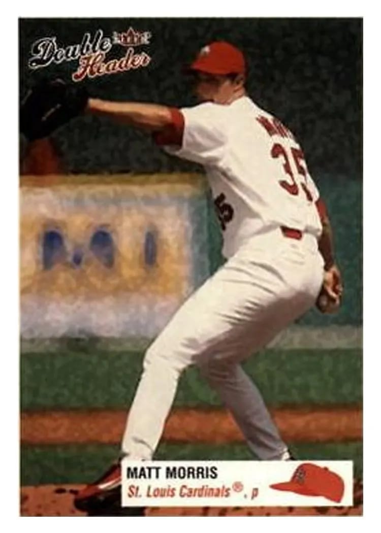 2003 Fleer Double Header Matt Morris #86 card