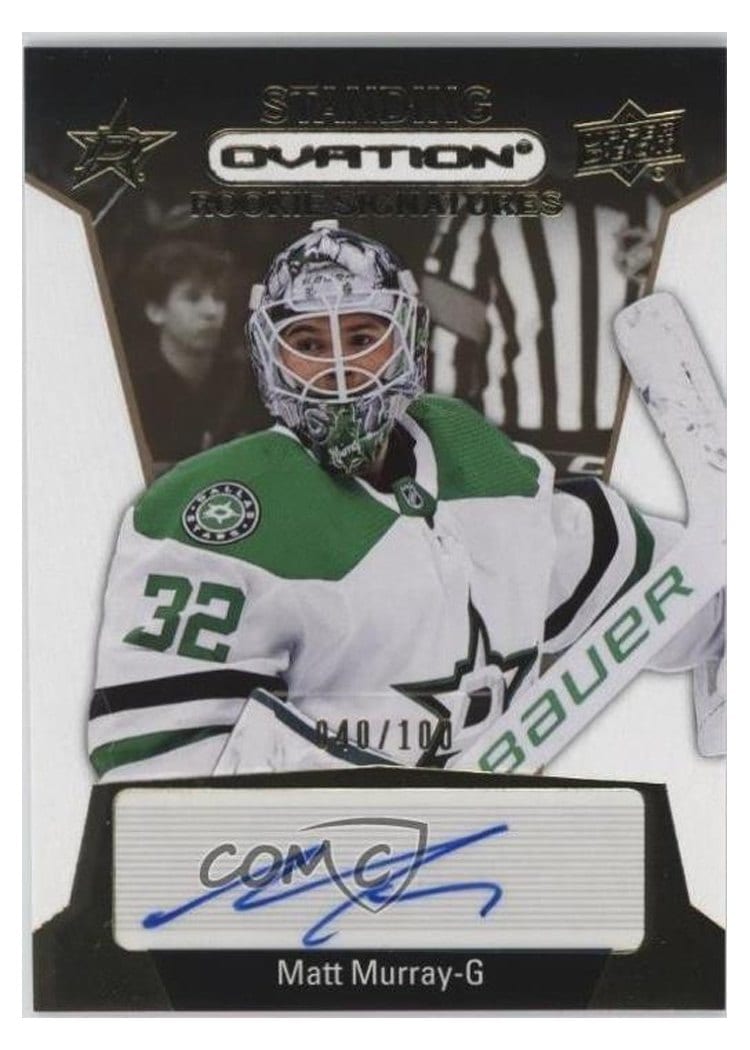 2023-24 Upper Deck Ovation Standing Ovation Rookie Signatures Matt Murray #SORS-MM card