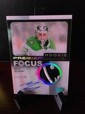 2023-24 Upper Deck Premier Premier Focus Autograph Patch Rookies Matt Murray #PFR-MM card