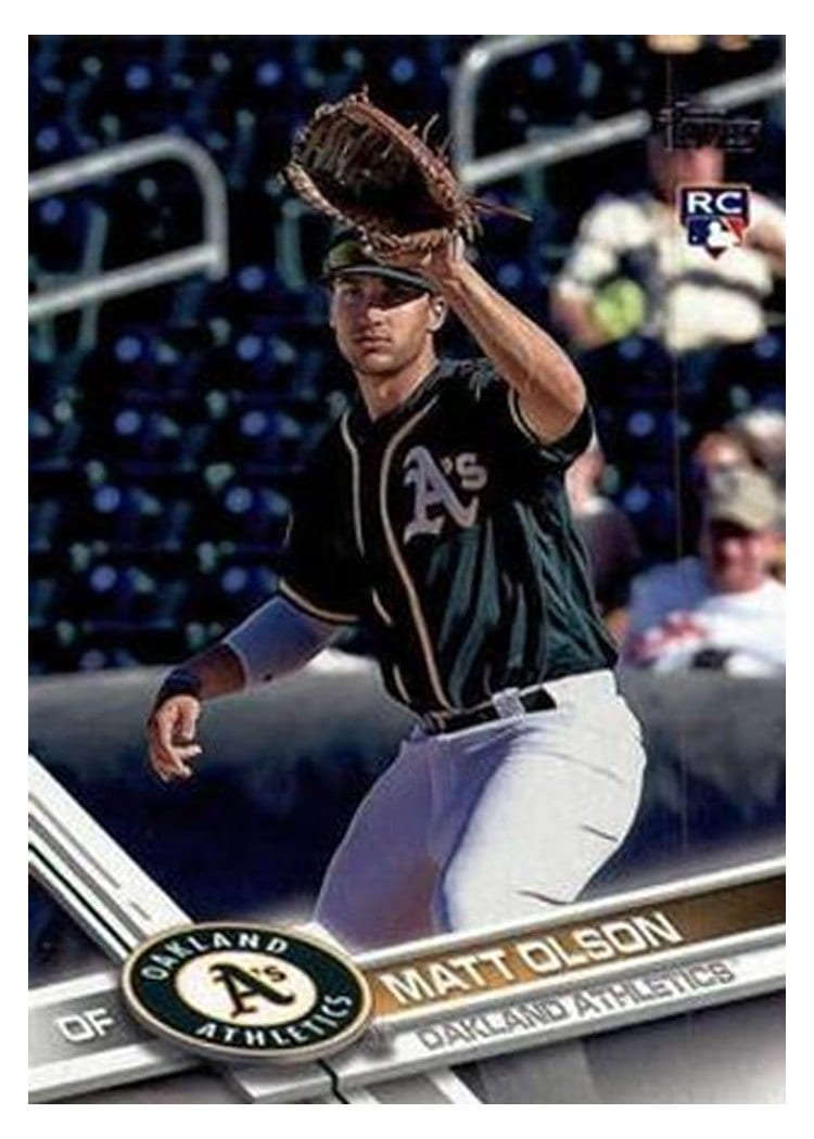 2017 Topps Base Set Matt Olson #476 card