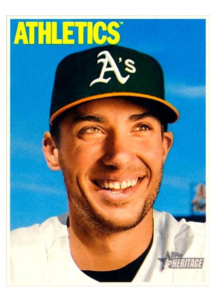 2019 Topps Heritage Base Set Matt Olson #331 card