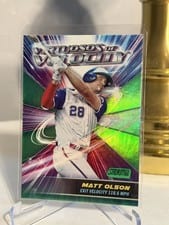 2024 Stadium Club Virtuosos Of Velocity Matt Olson #VV-6 card