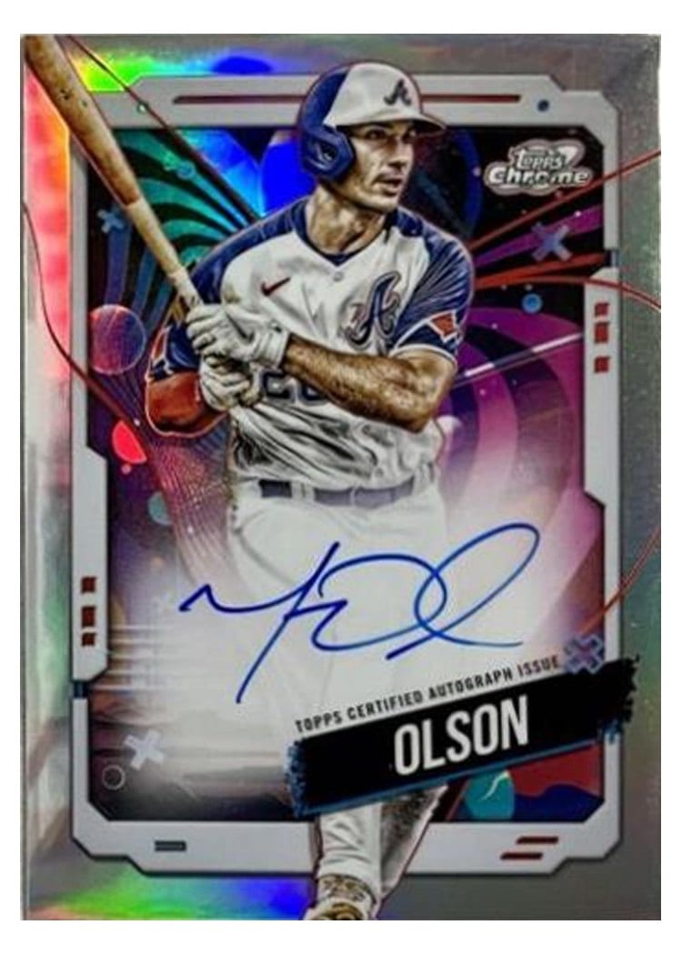2024 Topps Cosmic Chrome Autographs Matt Olson #CCA-MO card