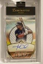2024 Topps Luminaries Hit Kings Autographs Matt Olson #HK-MO card