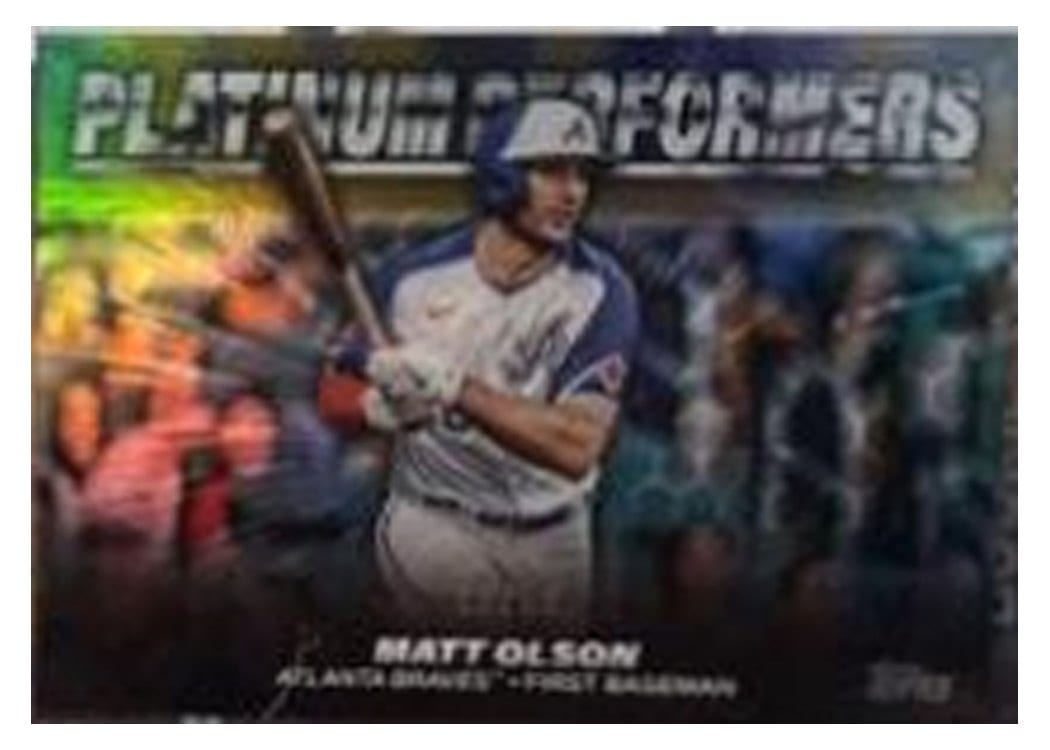 2024 Topps Platinum Performers Matt Olson #PP-5 card