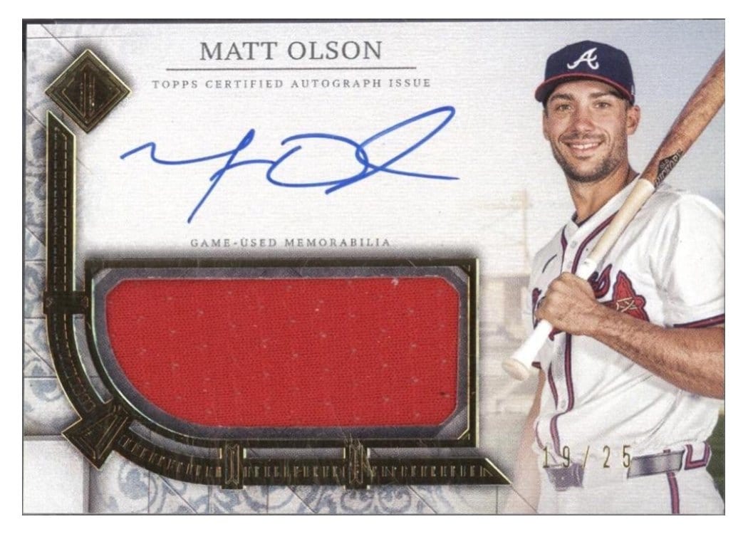 2024 Topps Transcendent Collection Autographs Matt Olson #TCA-MO card