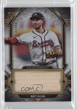 2024 Topps Triple Threads Single Jumbo Relics Matt Olson #SJR-MO card