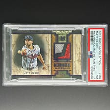 2025 Topps Museum Collection Meaningful Material Relics Matt Olson #MMR-MO card