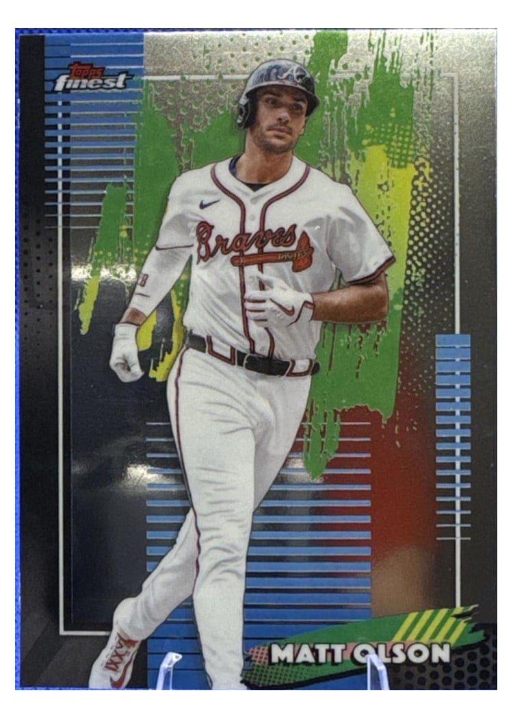 2026 Topps Finest Matt Olson #28 card