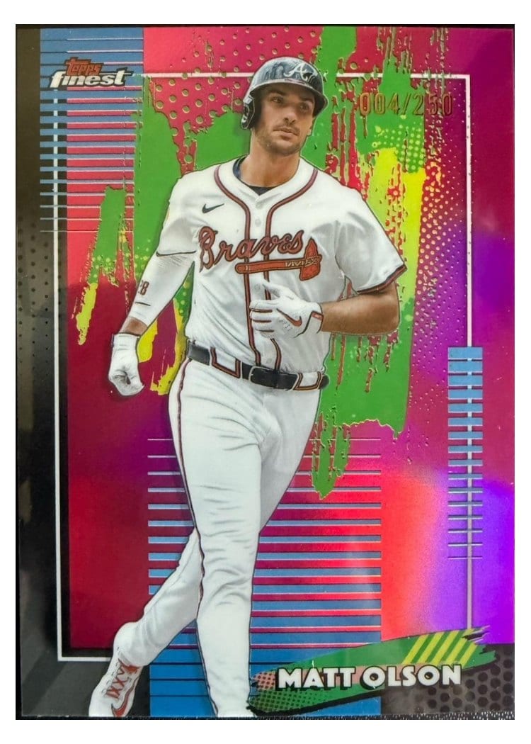 2026 Topps Finest Matt Olson #28 card
