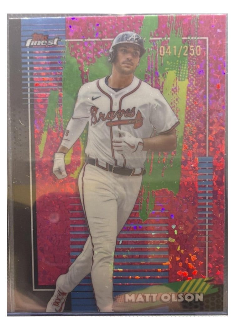 2026 Topps Finest Matt Olson #28 card