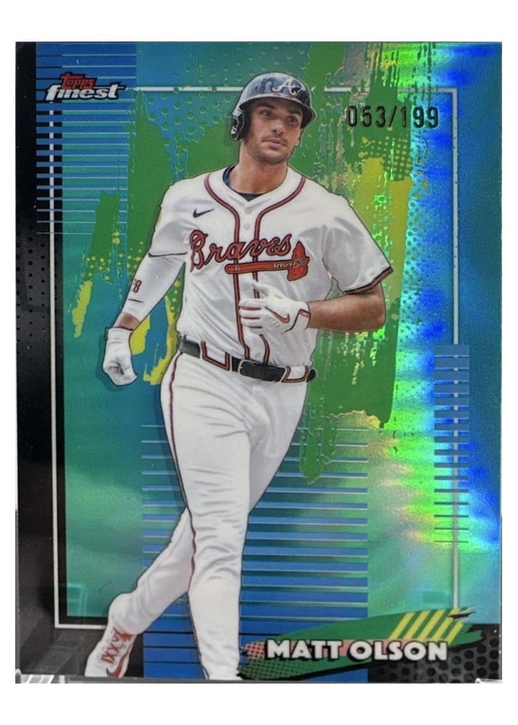 2026 Topps Finest Matt Olson #28 card